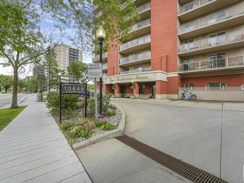 1003 10649 Saskatchewan Drive, Edmonton, AB - Outdoor With Balcony