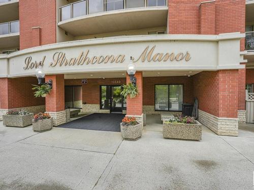 1003 10649 Saskatchewan Drive, Edmonton, AB - Outdoor With Balcony