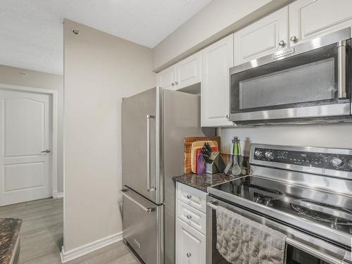 1003 10649 Saskatchewan Drive, Edmonton, AB - Indoor Photo Showing Kitchen With Stainless Steel Kitchen