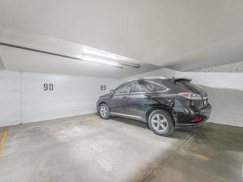 1003 10649 Saskatchewan Drive, Edmonton, AB - Indoor Photo Showing Garage