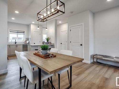 97 Brickyard Drive, Stony Plain, AB - Indoor Photo Showing Dining Room