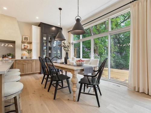 5820 108A Street, Edmonton, AB - Indoor Photo Showing Dining Room