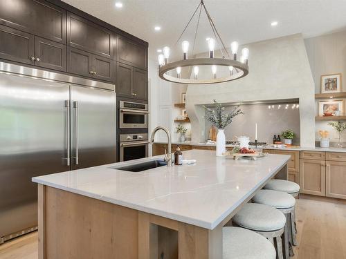 5820 108A Street, Edmonton, AB - Indoor Photo Showing Kitchen With Upgraded Kitchen