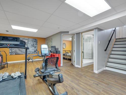 5009 47 Ave, Thorsby, AB - Indoor Photo Showing Gym Room