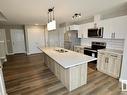 Upper 9357 Pear Link Link, Edmonton, AB  - Indoor Photo Showing Kitchen With Double Sink With Upgraded Kitchen 