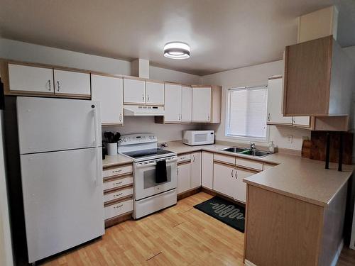 103 10810 86 Avenue, Edmonton, AB - Indoor Photo Showing Kitchen With Double Sink