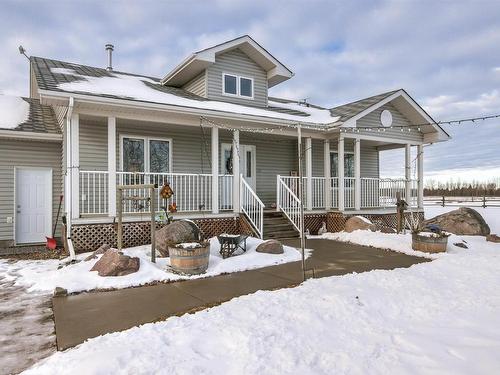 1 53526 Rge Road 273, Rural Parkland County, AB - Outdoor With Deck Patio Veranda With Facade