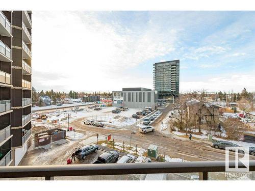 401 13910 Stony Plain Road, Edmonton, AB - Outdoor With Balcony