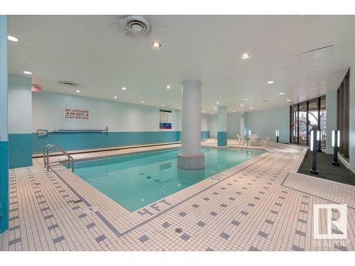 401 13910 Stony Plain Road, Edmonton, AB - Indoor Photo Showing Other Room With In Ground Pool