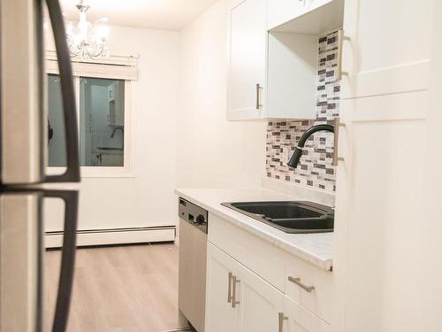 204 12036 66 Street, Edmonton, AB - Indoor Photo Showing Kitchen With Double Sink