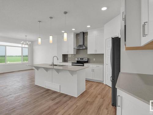 3449 Craig Landing, Edmonton, AB - Indoor Photo Showing Kitchen With Upgraded Kitchen