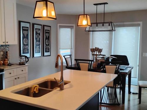 12620 45 Street, Edmonton, AB - Indoor Photo Showing Kitchen With Double Sink