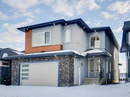 110 Edgewater Circle, Leduc, AB - Outdoor With Facade