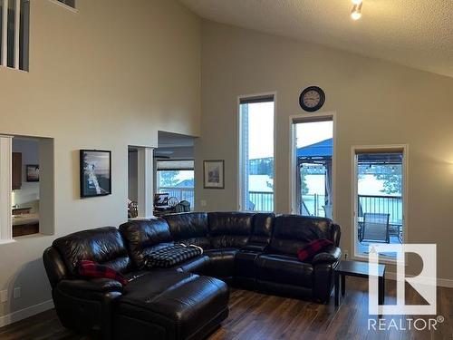 44 Birchmont Drive, Leduc, AB - Indoor Photo Showing Living Room