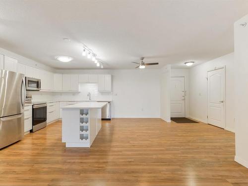 417 8912 156 Street, Edmonton, AB - Indoor Photo Showing Kitchen With Stainless Steel Kitchen