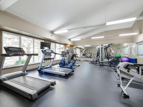 417 8912 156 Street, Edmonton, AB - Indoor Photo Showing Gym Room