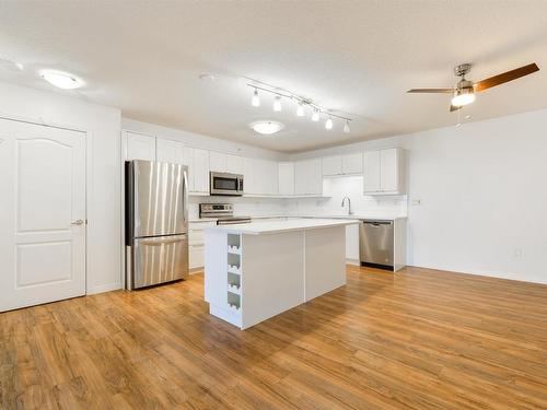 417 8912 156 Street, Edmonton, AB - Indoor Photo Showing Kitchen With Stainless Steel Kitchen