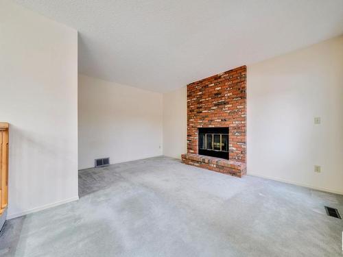 1111 111A Street, Edmonton, AB - Indoor Photo Showing Living Room With Fireplace