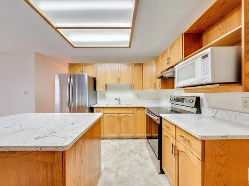 1111 111A Street, Edmonton, AB - Indoor Photo Showing Kitchen With Double Sink