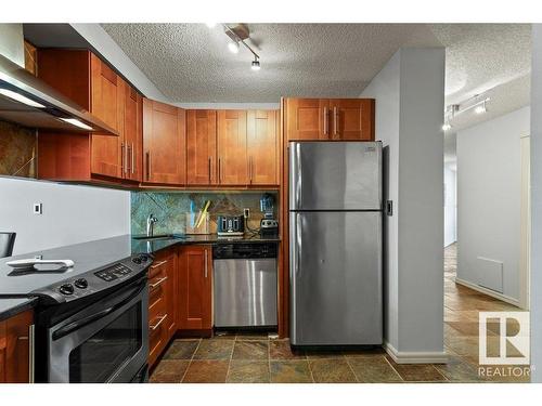 201 11503 100 Avenue, Edmonton, AB - Indoor Photo Showing Kitchen