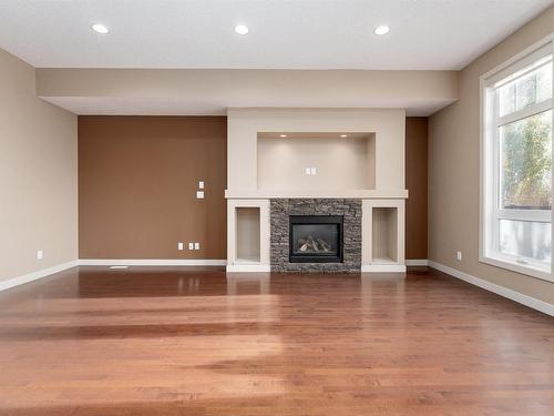 633 Cantor Landing, Edmonton, AB - Indoor With Fireplace