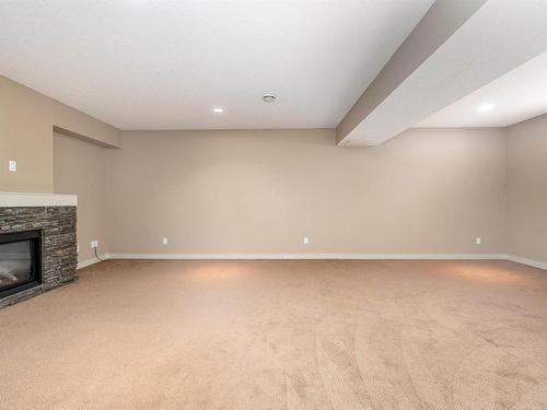 633 Cantor Landing, Edmonton, AB - Indoor With Fireplace