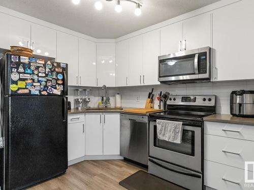 209 9945 167 Street, Edmonton, AB - Indoor Photo Showing Kitchen With Upgraded Kitchen