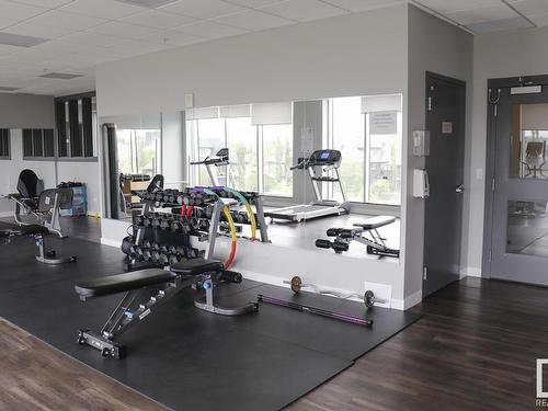 405 5151 Windermere Boulevard Sw, Edmonton, AB - Indoor Photo Showing Gym Room