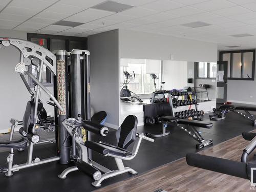 405 5151 Windermere Boulevard Sw, Edmonton, AB - Indoor Photo Showing Gym Room