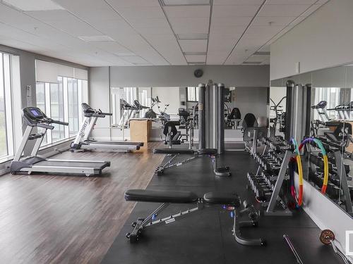 405 5151 Windermere Boulevard Sw, Edmonton, AB - Indoor Photo Showing Gym Room