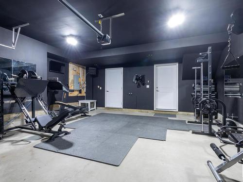 2208 8530 94 Street, Fort Saskatchewan, AB - Indoor Photo Showing Gym Room