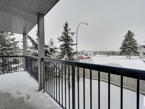 218 1180 Hyndman Road, Edmonton, AB - Outdoor With Balcony With Exterior