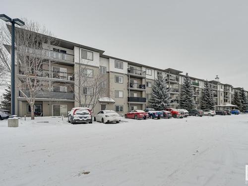 218 1180 Hyndman Road, Edmonton, AB - Outdoor With Balcony With Facade