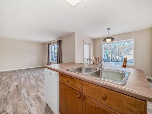 23 Christina Way, Sherwood Park, AB - Indoor Photo Showing Kitchen With Double Sink