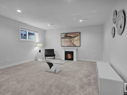 39 4517 190A Street, Edmonton, AB - Indoor With Fireplace