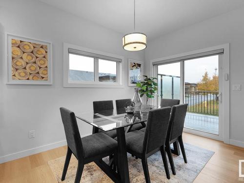 39 4517 190A Street, Edmonton, AB - Indoor Photo Showing Dining Room