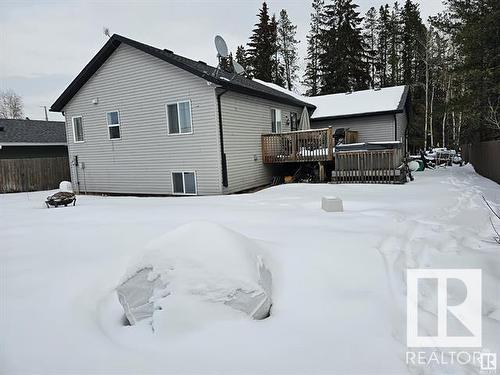 4908 50 Street, Peers, AB - Outdoor With Deck Patio Veranda With Exterior