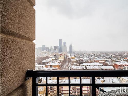 1506 9020 Jasper Avenue, Edmonton, AB - Outdoor With Balcony With View