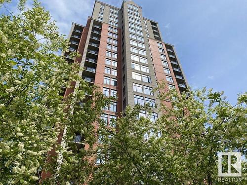 1506 9020 Jasper Avenue, Edmonton, AB - Outdoor With Balcony With Facade