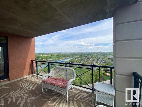 1506 9020 Jasper Avenue, Edmonton, AB - Outdoor With Balcony With Exterior