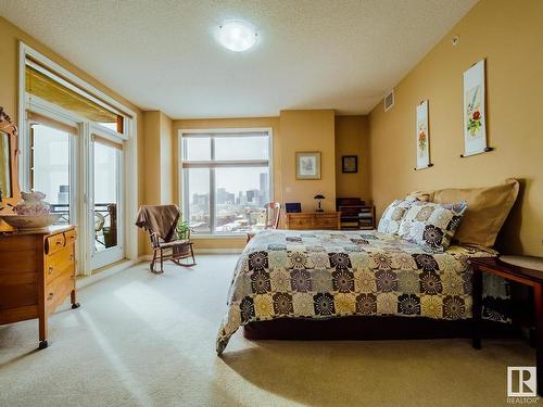 1506 9020 Jasper Avenue, Edmonton, AB - Indoor Photo Showing Bedroom