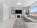 1947 51 Street, Edmonton, AB  - Indoor Photo Showing Living Room With Fireplace 