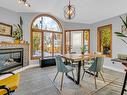 6716 87 St Nw, Edmonton, AB  - Indoor Photo Showing Dining Room With Fireplace 