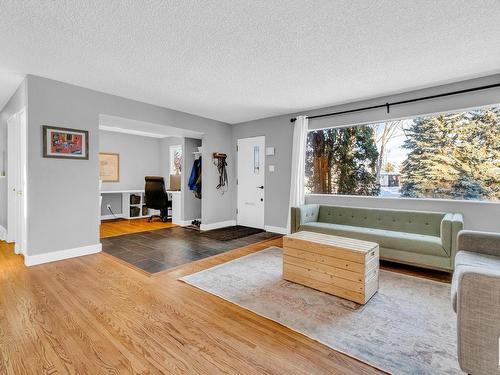 6716 87 St Nw, Edmonton, AB - Indoor Photo Showing Living Room