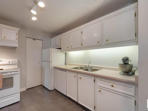 78 2703 79 Street, Edmonton, AB - Indoor Photo Showing Kitchen With Double Sink