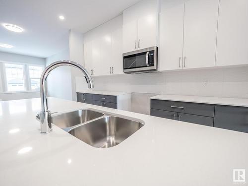 22839 94 Avenue, Edmonton, AB - Indoor Photo Showing Kitchen With Double Sink