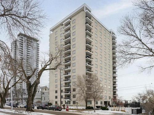 303 9737 112 Street, Edmonton, AB - Outdoor With Balcony With Facade