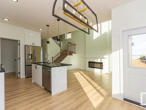 3619 41 Avenue, Beaumont, AB - Indoor Photo Showing Kitchen