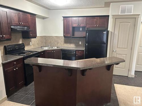 309 4415 48 Street, Leduc, AB - Indoor Photo Showing Kitchen With Double Sink