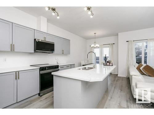 41 18230 104A Street, Edmonton, AB - Indoor Photo Showing Kitchen With Double Sink